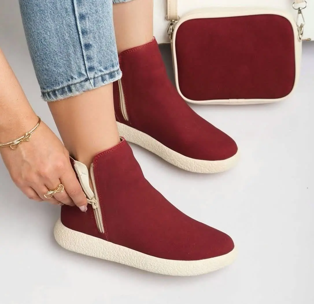 بوت دو زیپ جدید 
