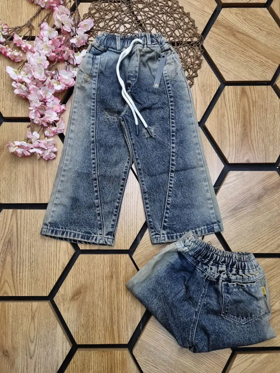 👖شلوارلی شافل دخترانه 👧