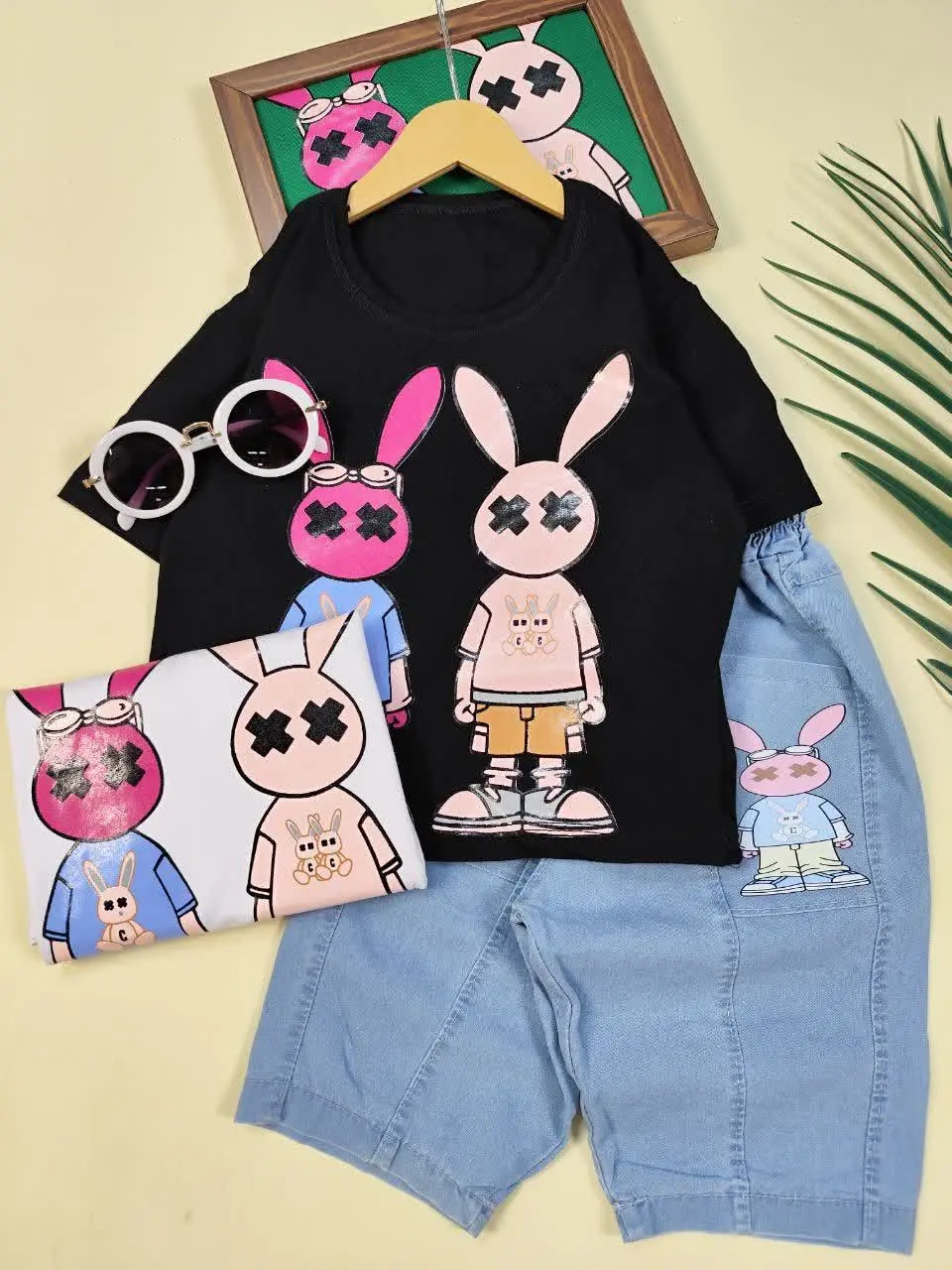 تیشرت شلوارک two rabbits
