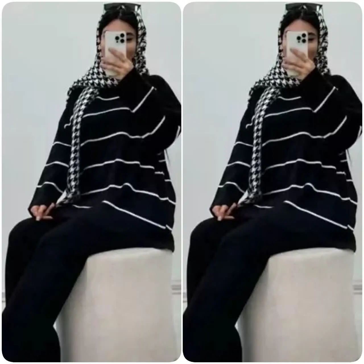 ❤️نام: بلوز و شلوار بافت مد...