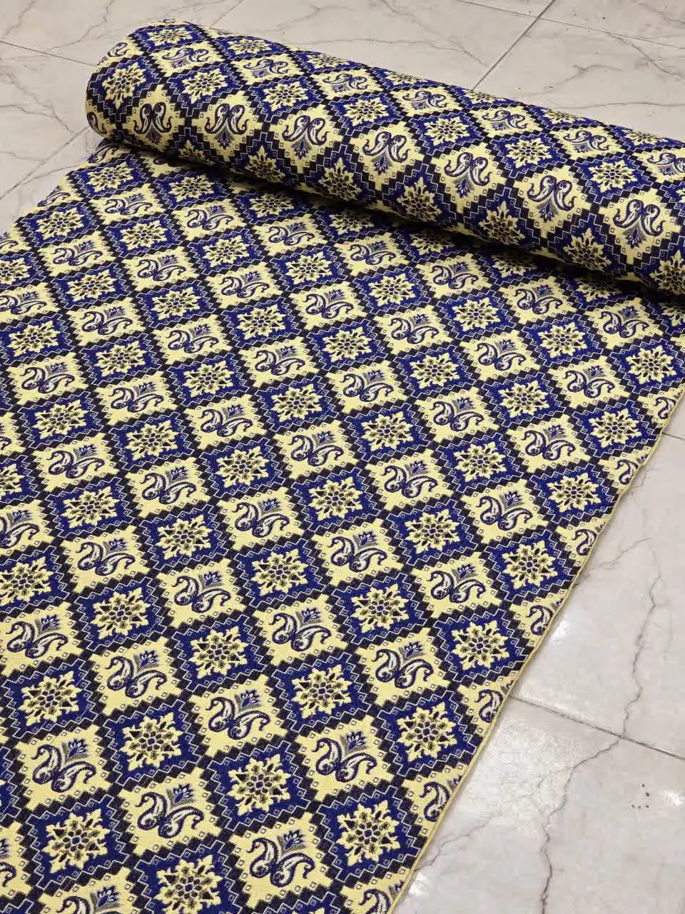 ⭕️نوع جنس: زیرسفره جاجیم ترکمن ژاکارد
