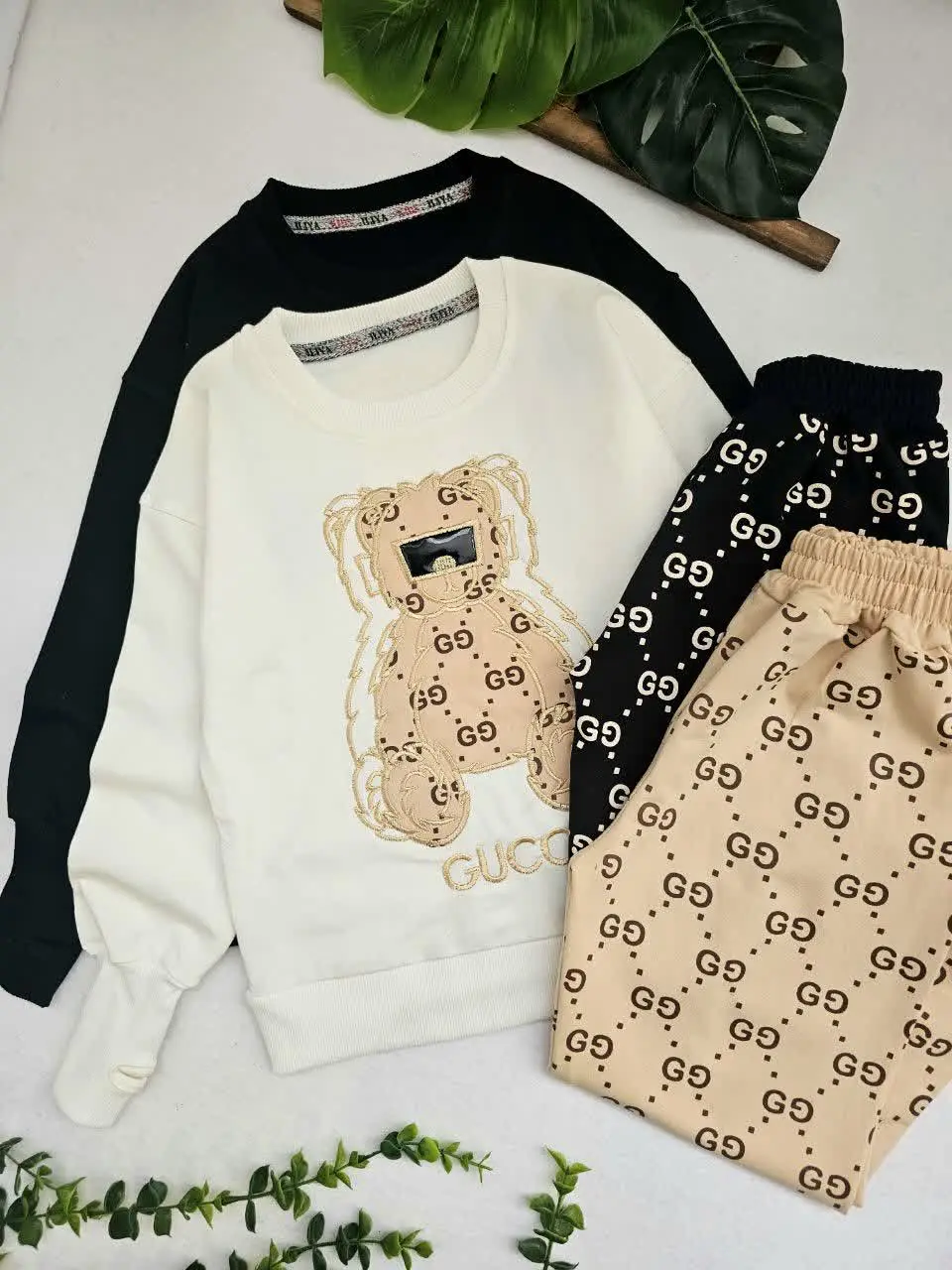 بلوز شلوار اسپرت خرس 
