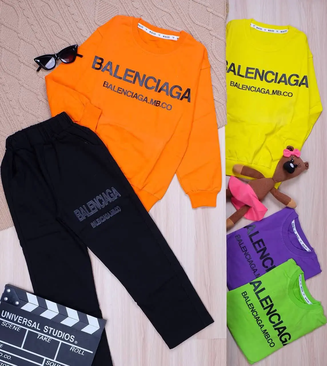 👫بلوز و شلوار کتان چاپ BALENCIAGA👫
