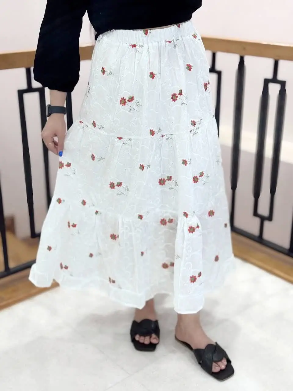 دامن دخترانه خامه دوزی
