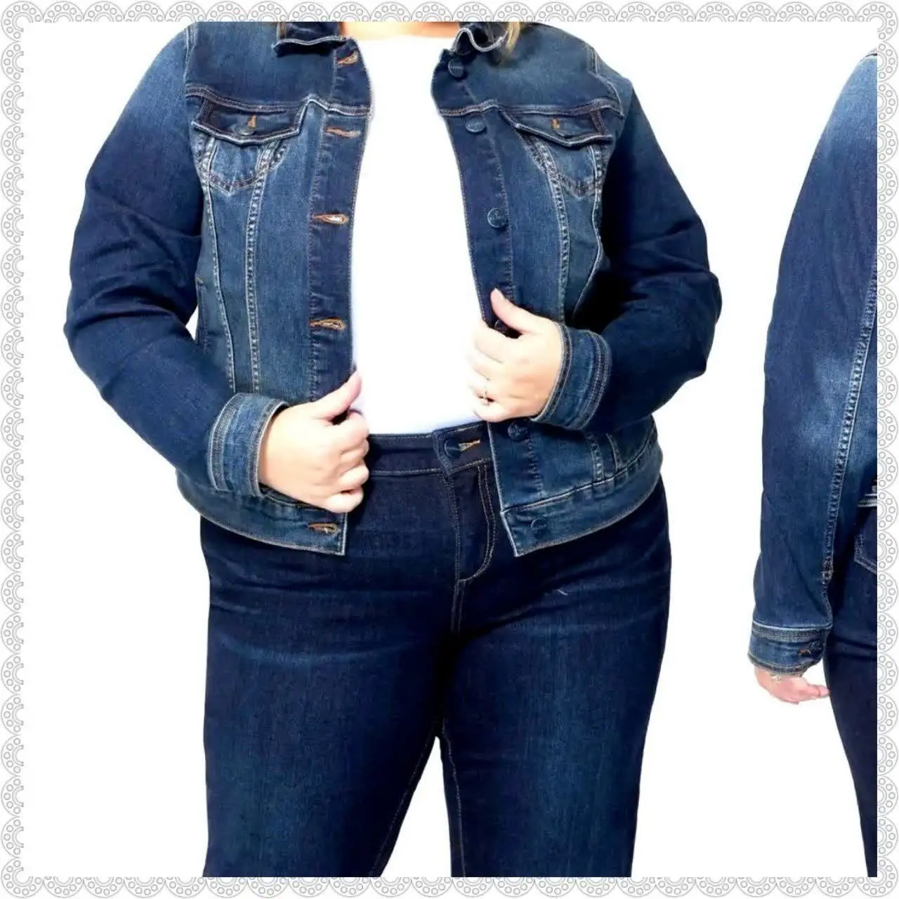 کت جین در دو رنگ وارداتی
