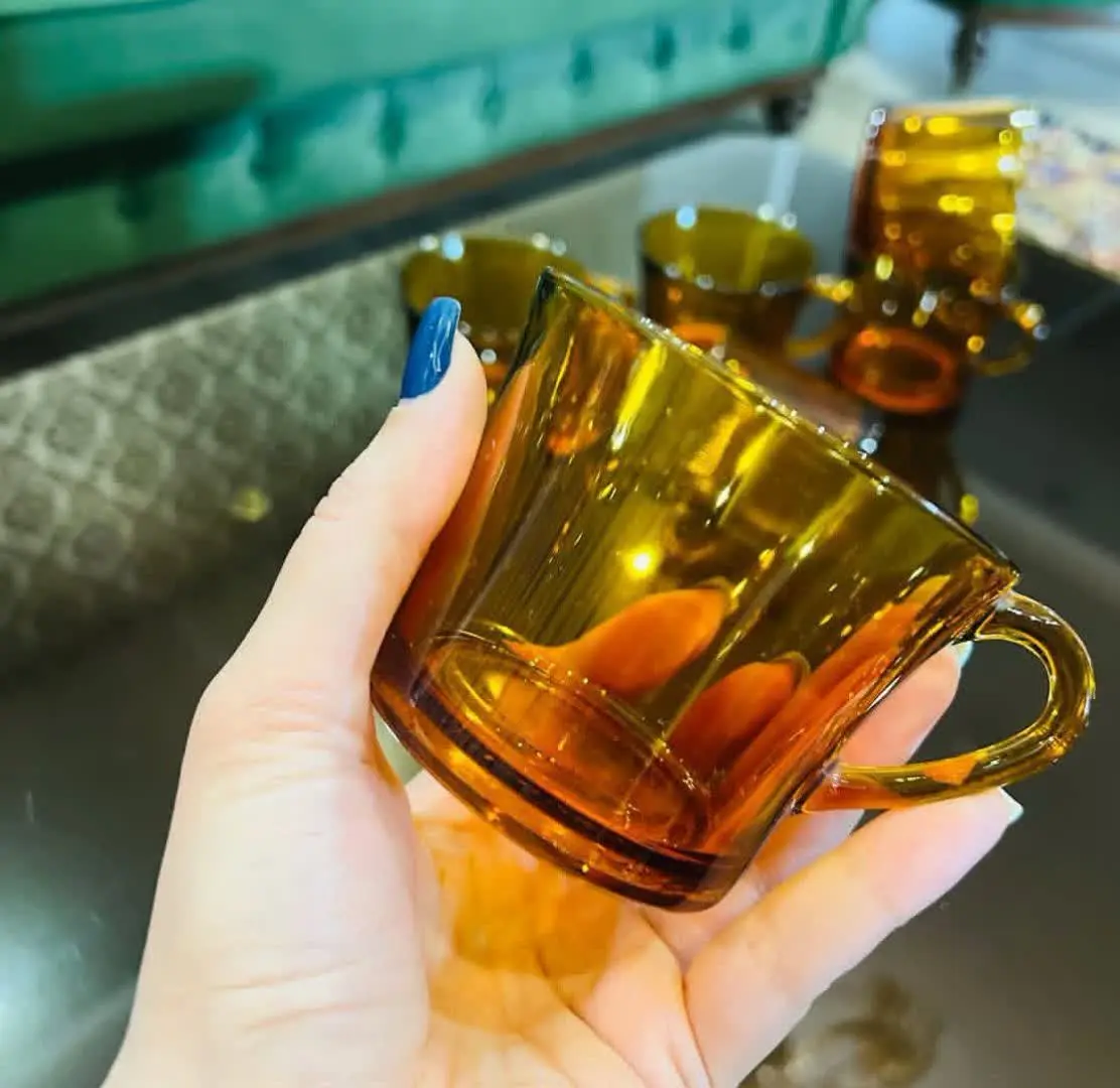 ۵ دست استکان قدیمی دورالکس...