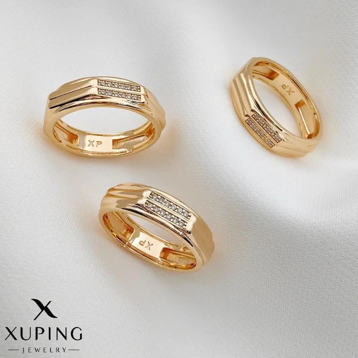 ⚜ انگشتر رینگ هندسی نگین دا...