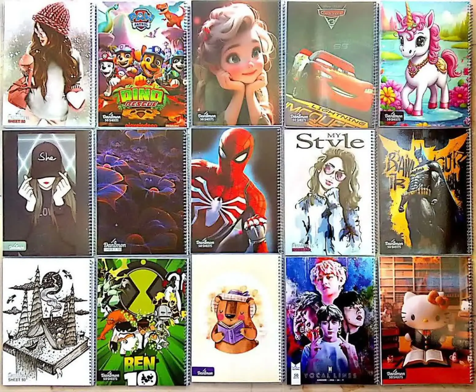 ❗ دفتر ۵۰ برگ خطی مجلد فانت...