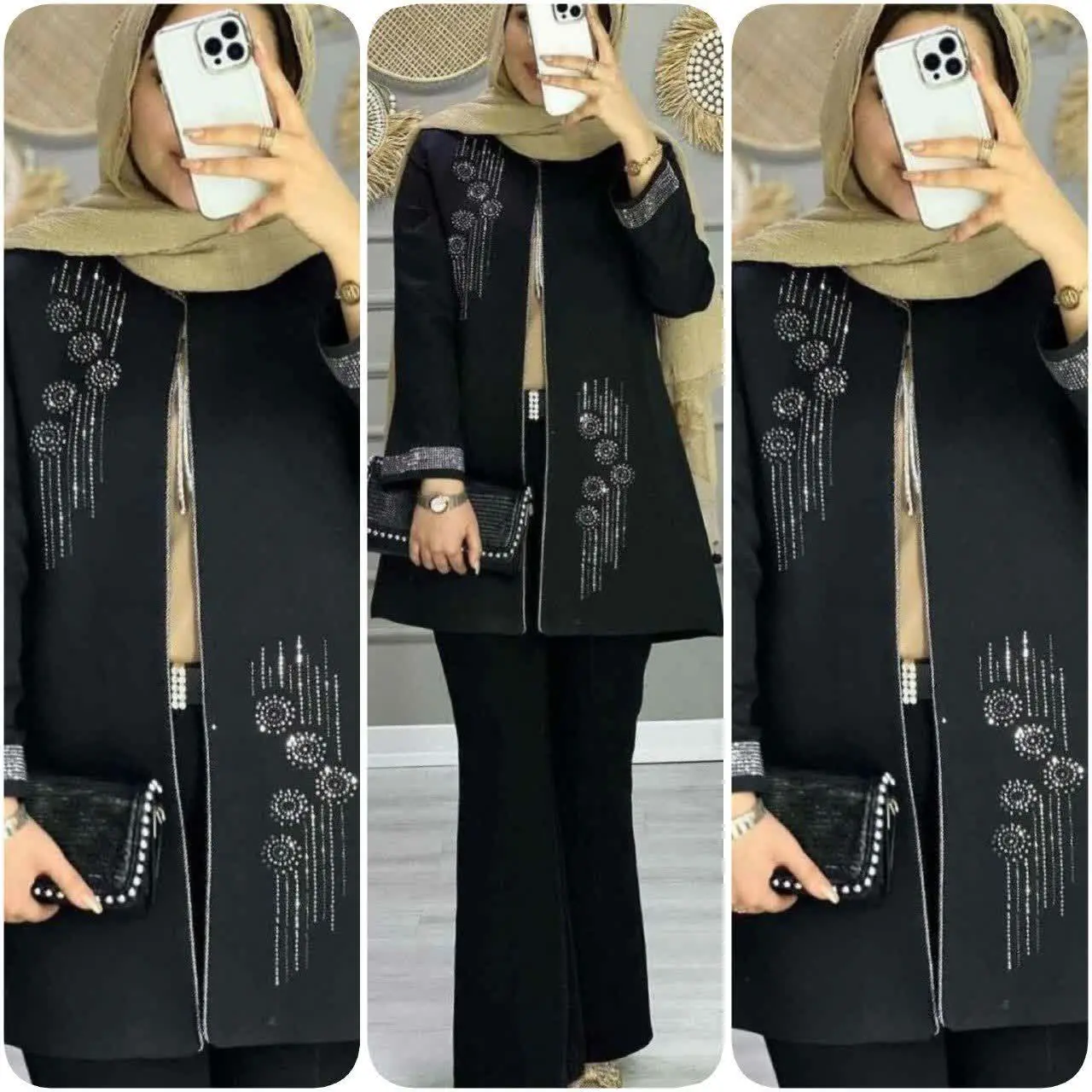 ❤️نام: مانتو مدل شایسته🏴 ((ویژه محرم)) 🏴
