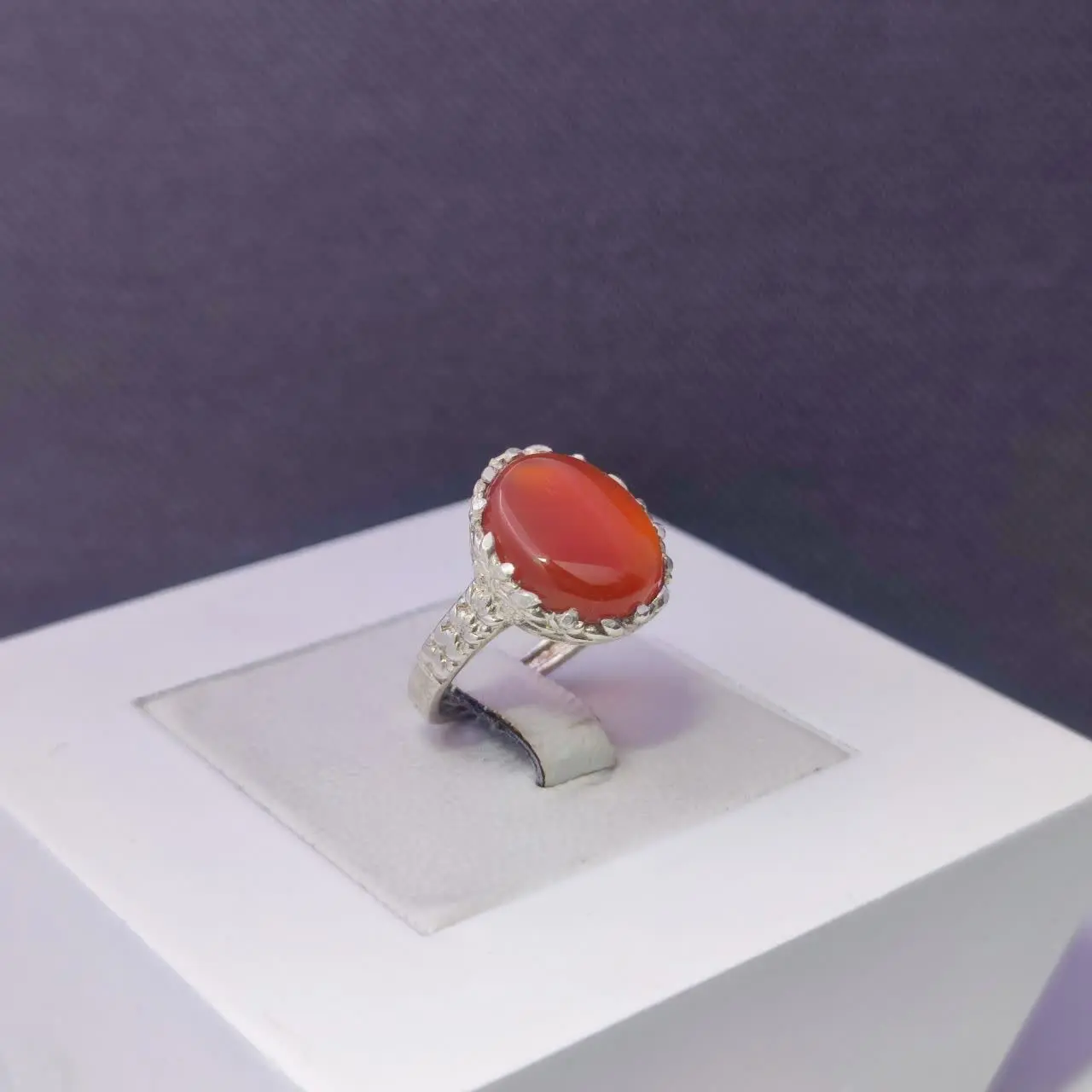 #انگشتر #نقره زنانه رکاب گل 🌷
