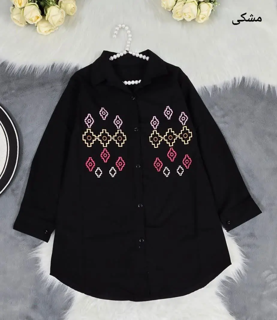 نام: مانتو لنین گلدوزی 
