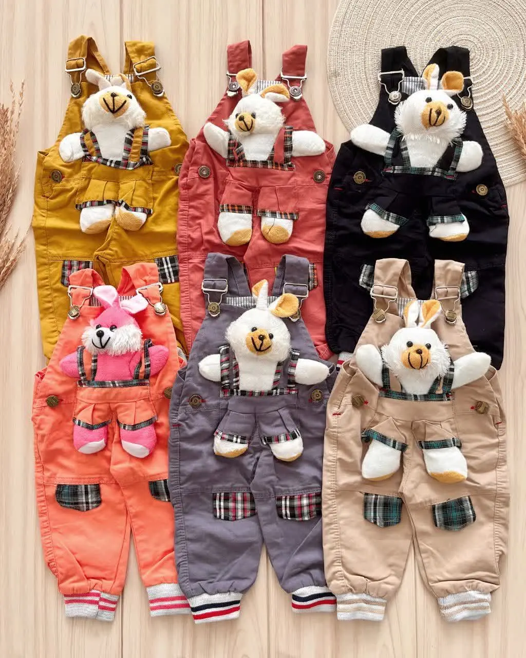 بیلر عروسکی کتان رنگی
