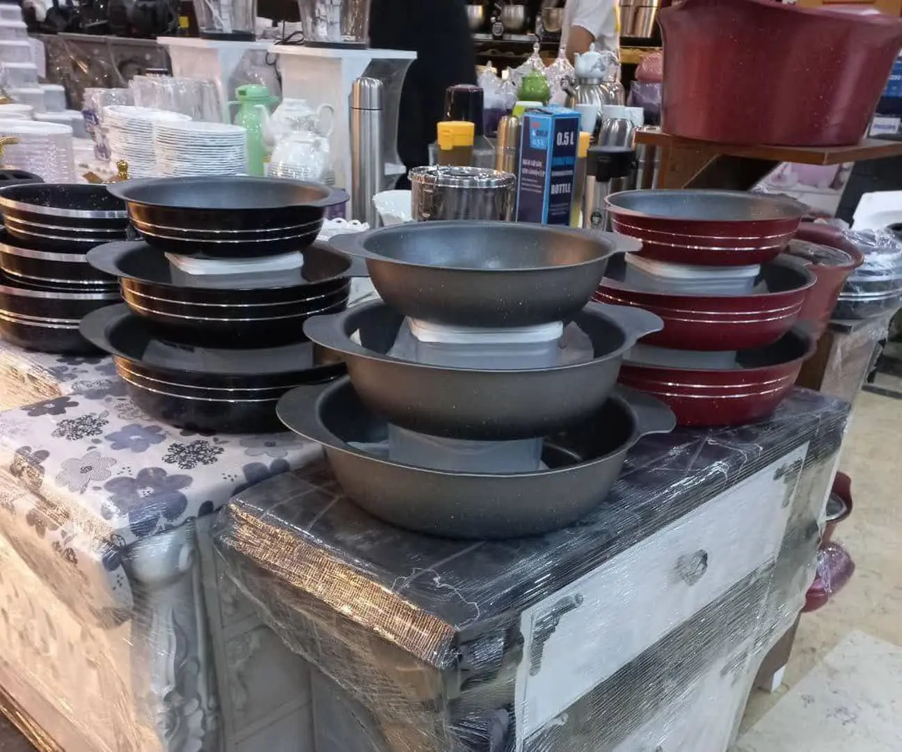 💓💓توضیحات 💓 #ماهیتابه ۳ تایی مدل پروانه‌ای 
