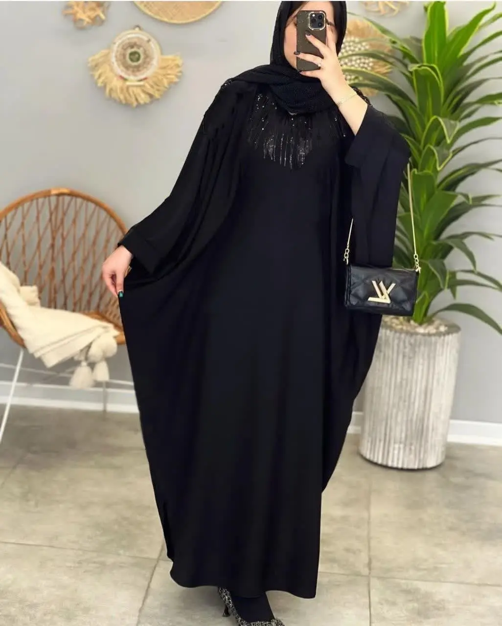 🦋نام محصول: عبای ریسه پولکی
