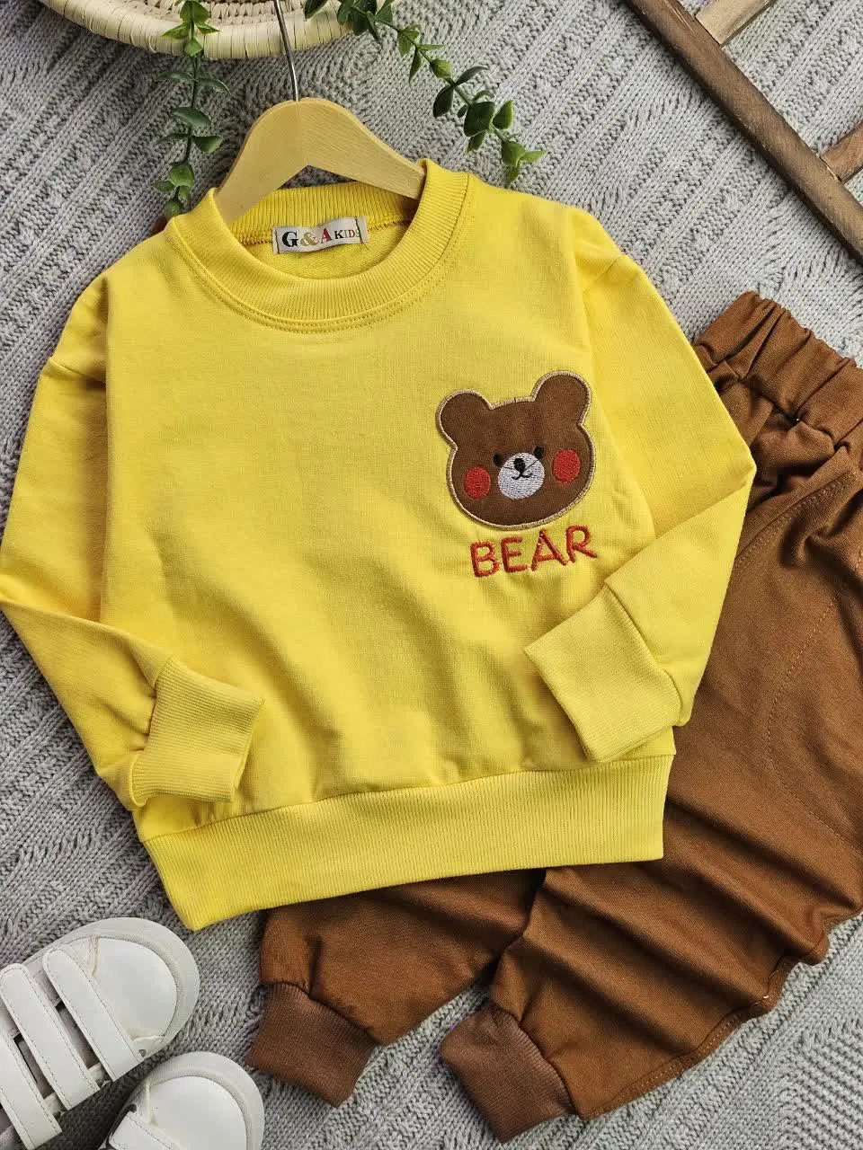 بلوز و شلوار پسرانه خرس لپ...