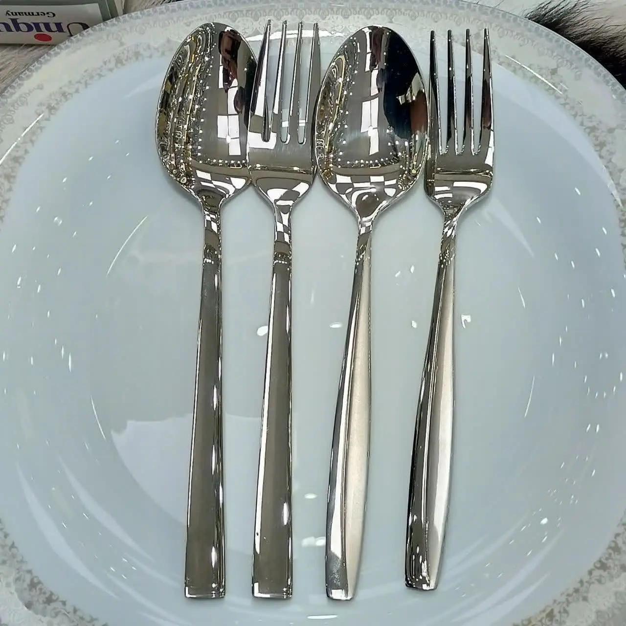 📌قاشق و چنگال یونیک ضخیم