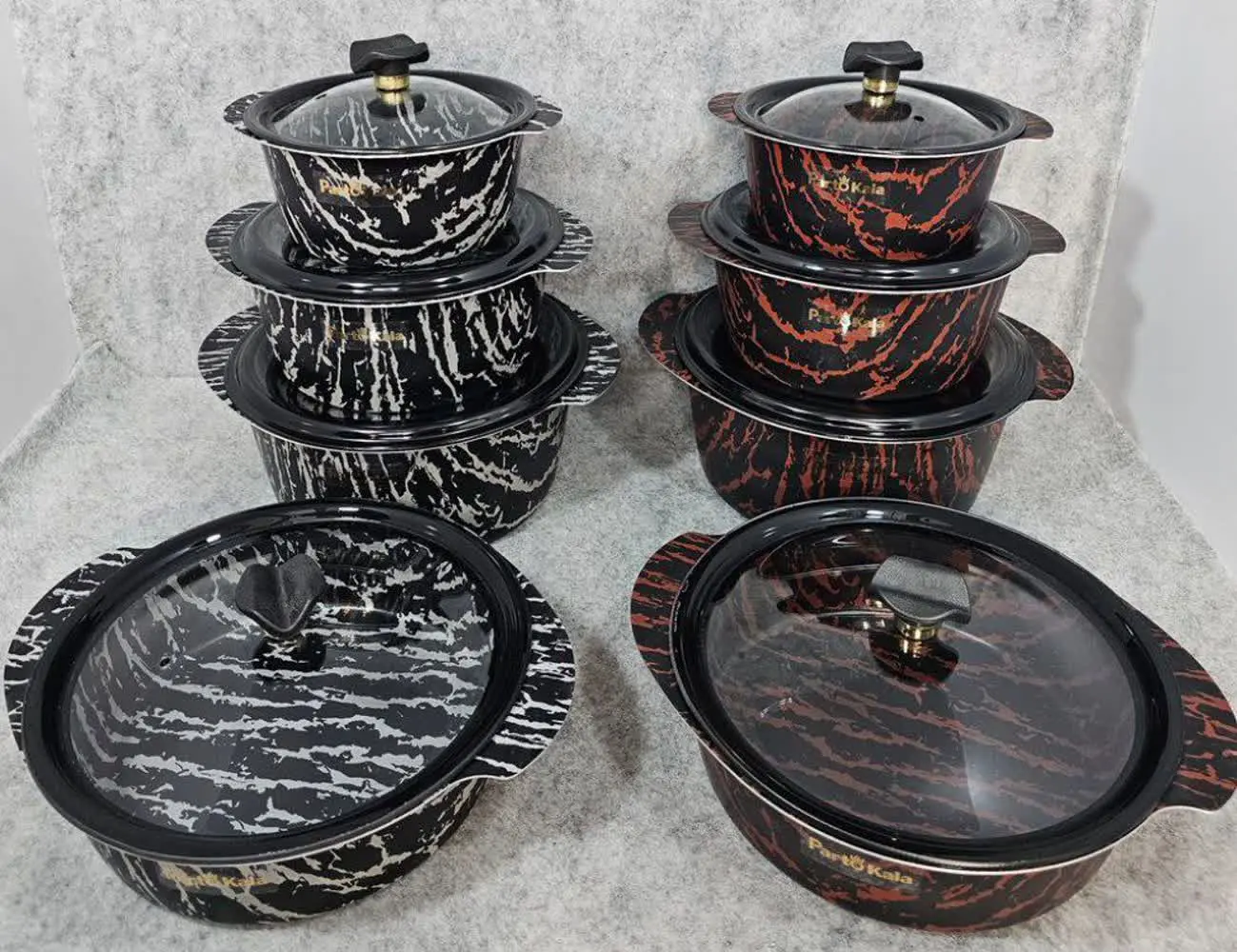 🌸سرویس چدن ۸ پارچه زبرا پرت...