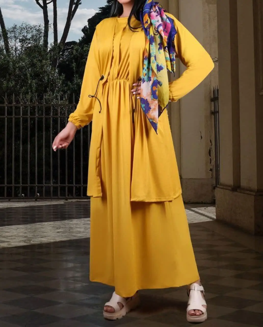 💞دوتکه مانتو سارافون کمرگت💞
