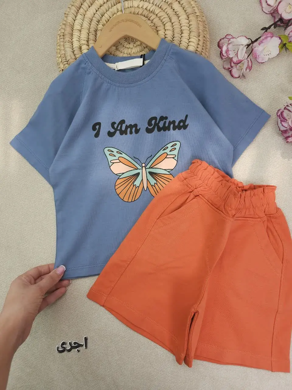 تیشرت شلوارک دخترانه تینا
