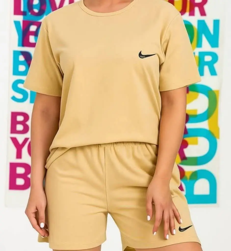 ❌ کراپ شرتک نایک پارچه دورس...