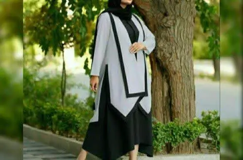 ست مانتو +سارافن