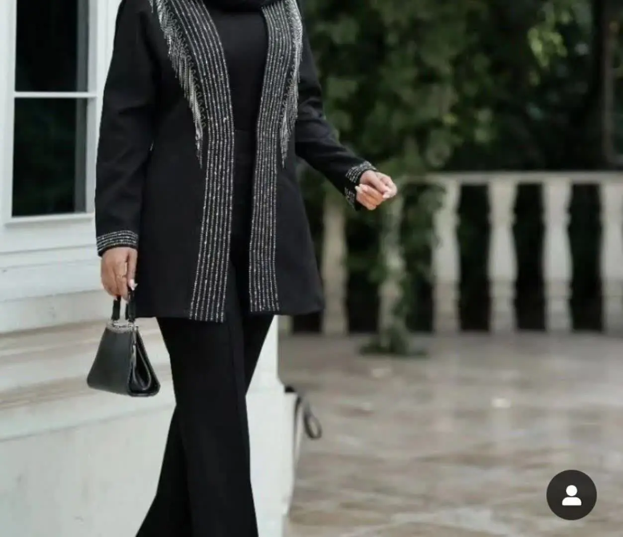 👚 نام: مانتو کتی نگین دار ✔️
