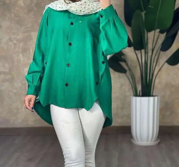 نام: شومیز مانتویی بغل دکمه
