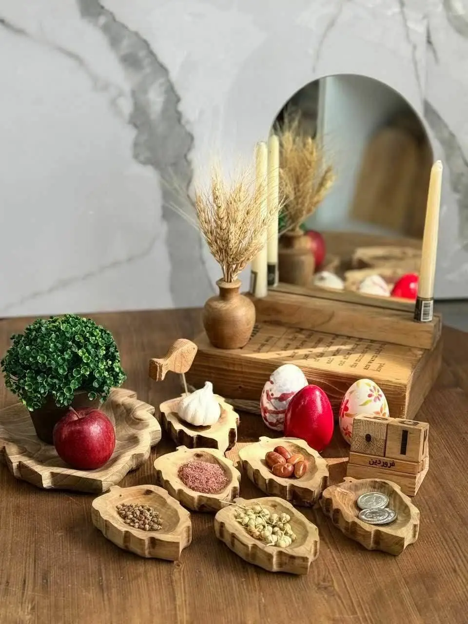 هفت سین رو سفارش داریم اگه عزیزی این مدل رو خواست همین الان سفارش رو ثبت کنید تا بصورت سری کاری چند دست آماده بشه که انشالله بتونیم قیمت مناسبتر بزنیم
