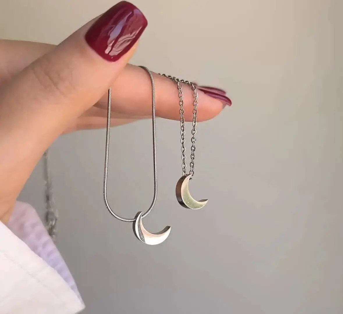 💍گردنبند ماه سه بعدی 🤗