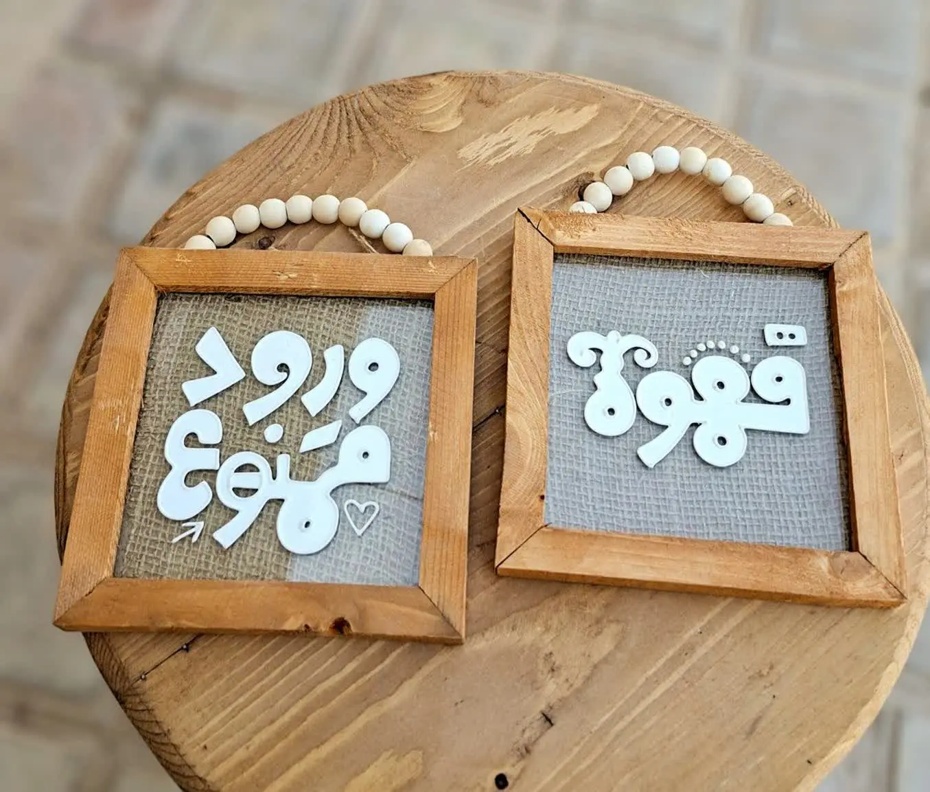 💥تابلوی چوبی دسته مهره💥