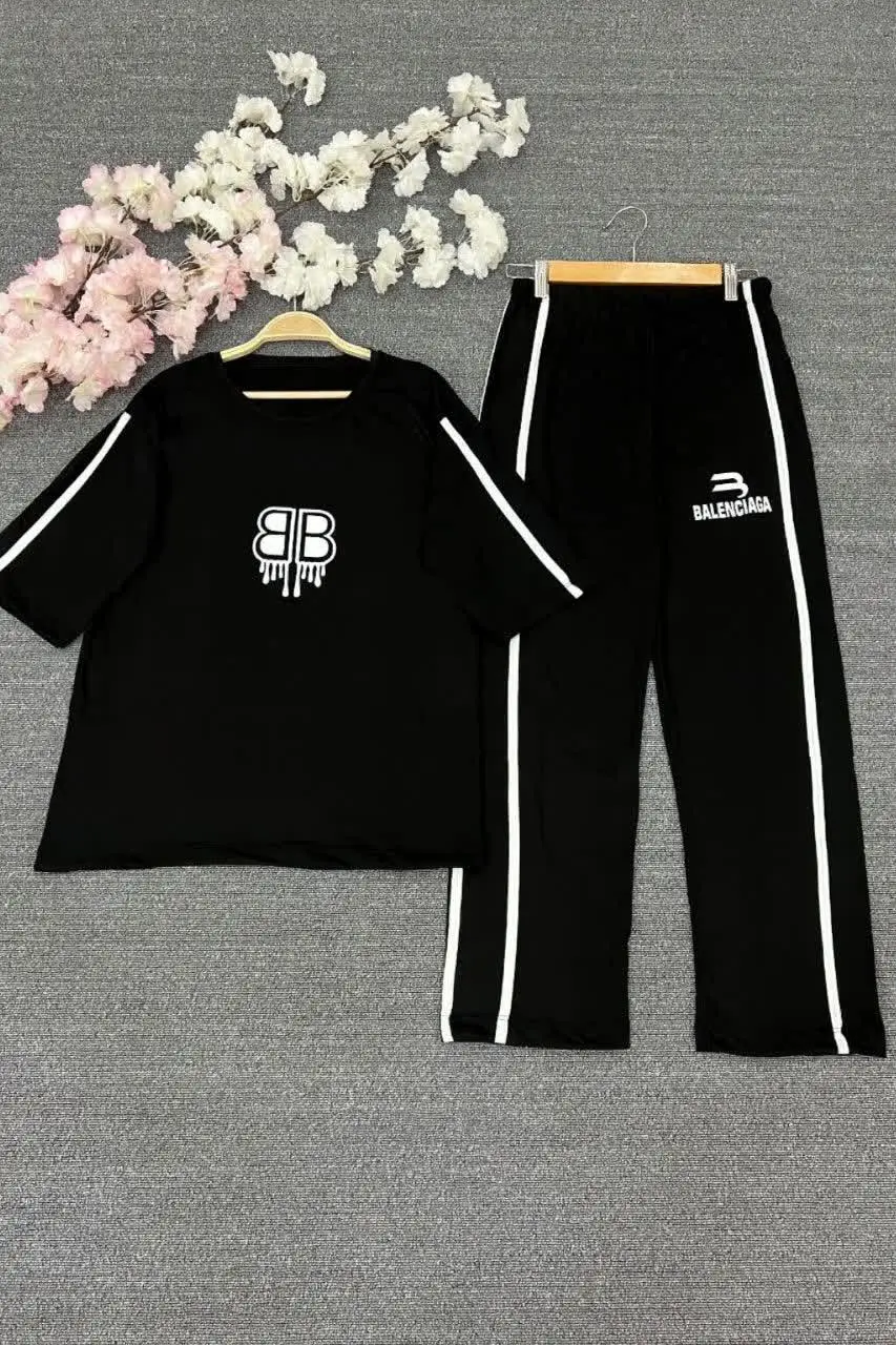 ست تیشرت شلوار بالنسیاگا