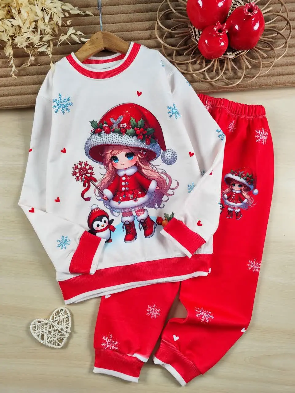 بلوز و شلوار دختر کریسمس