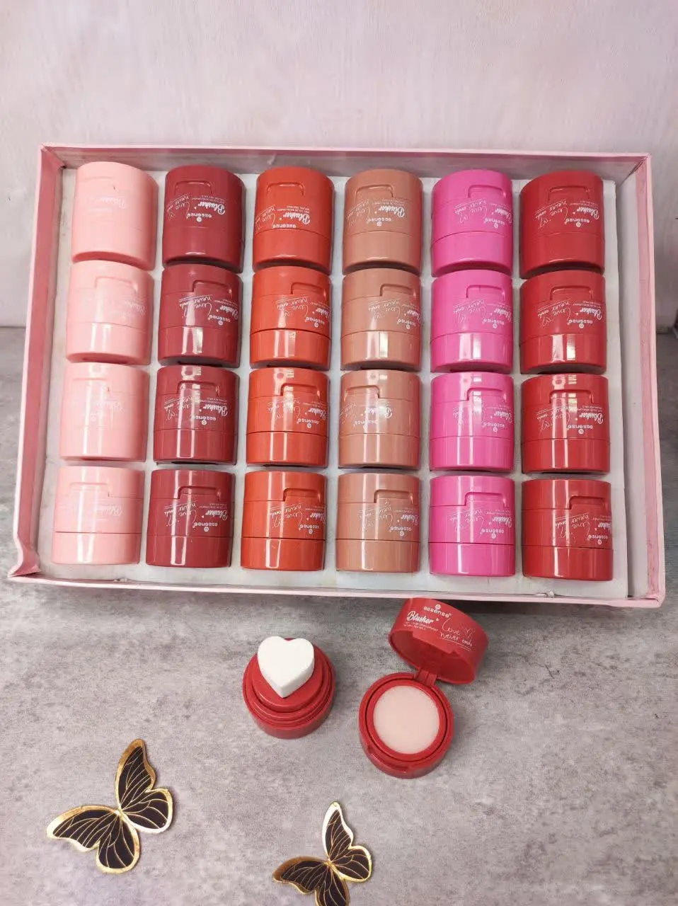 رژگونه استامپی قلبی اسنس: گ...