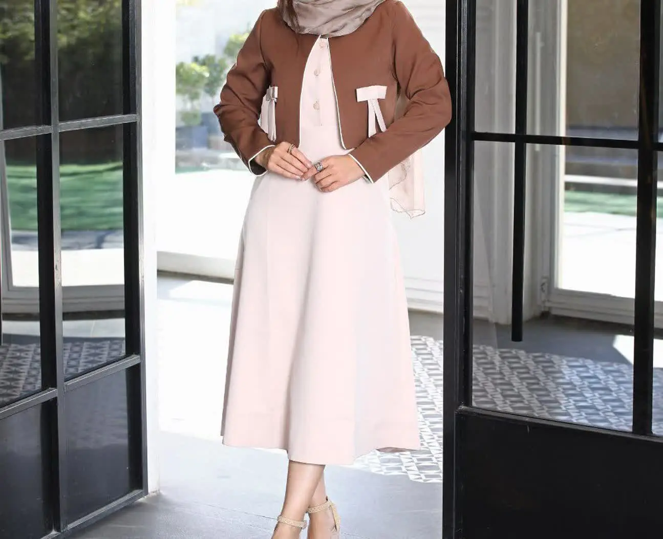 💞ست کت و سارافون مدل رستا💞
