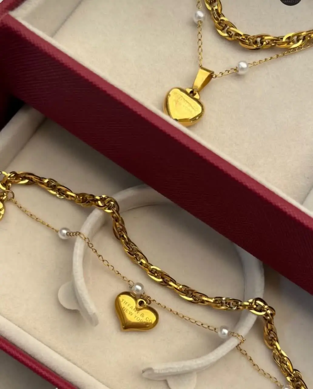 💍نیمست زنجیری دو ردیفه ی بس...