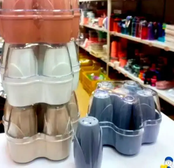 ✅نمکدان ۶تایی طرح لاله