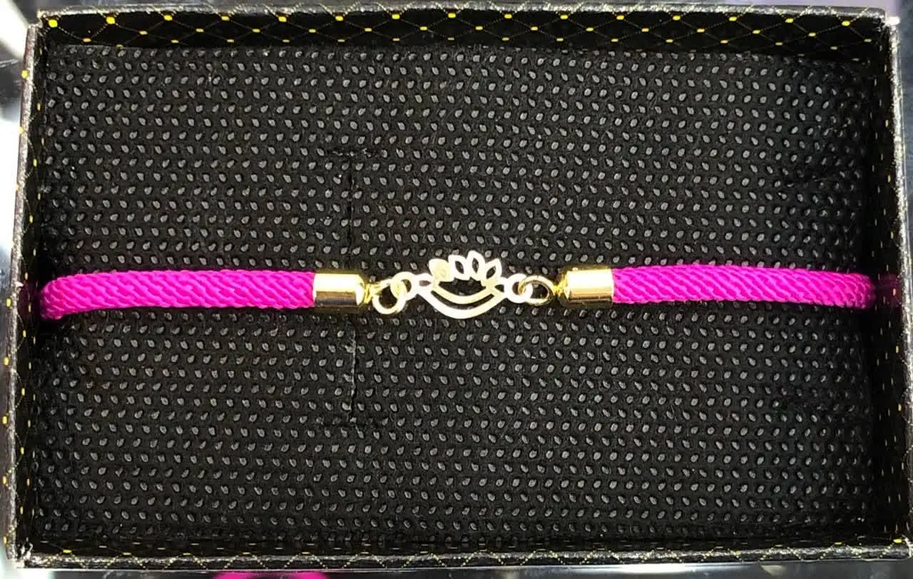 دستبند کنفی مدل نیلوفر 🍃🌺
