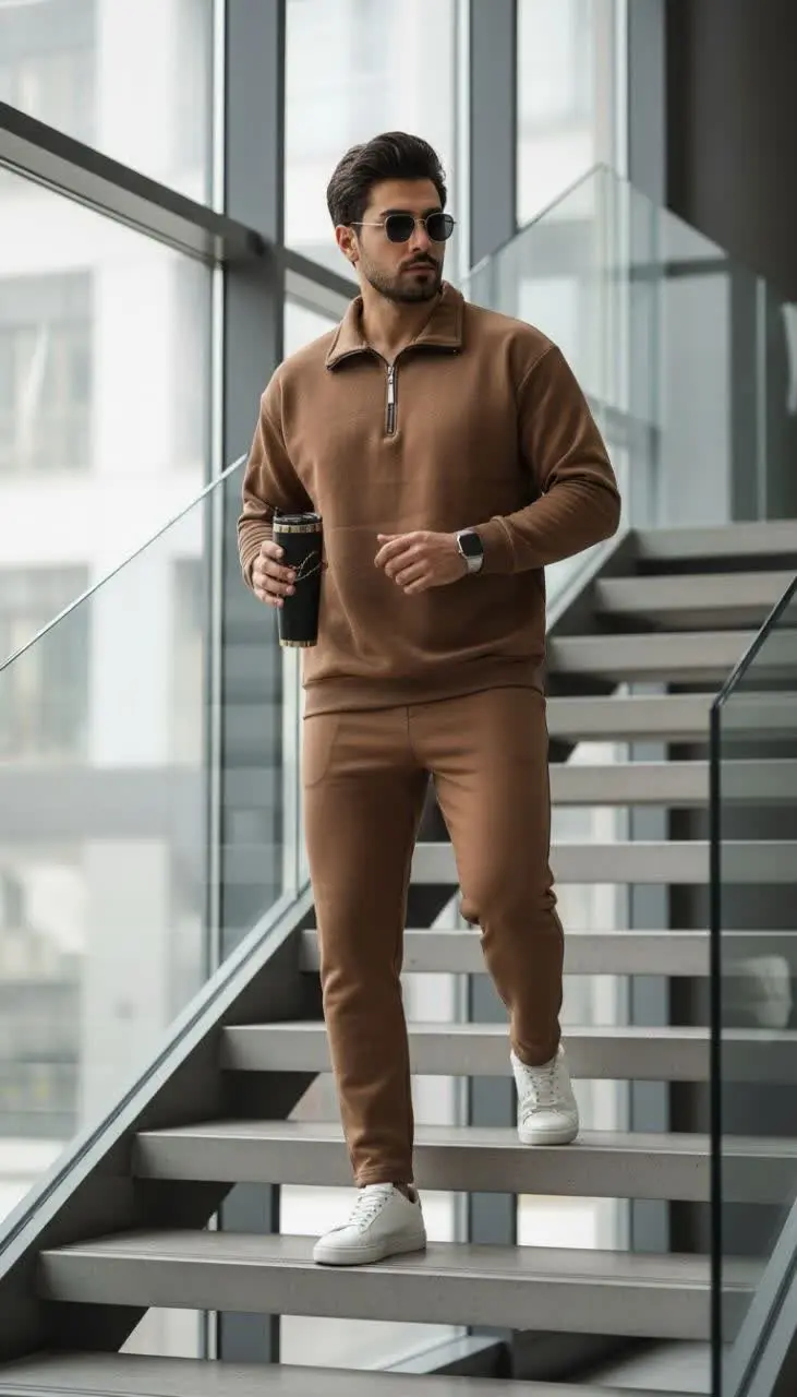 🍁 نام: ست هودی زیپ دار و شلوار