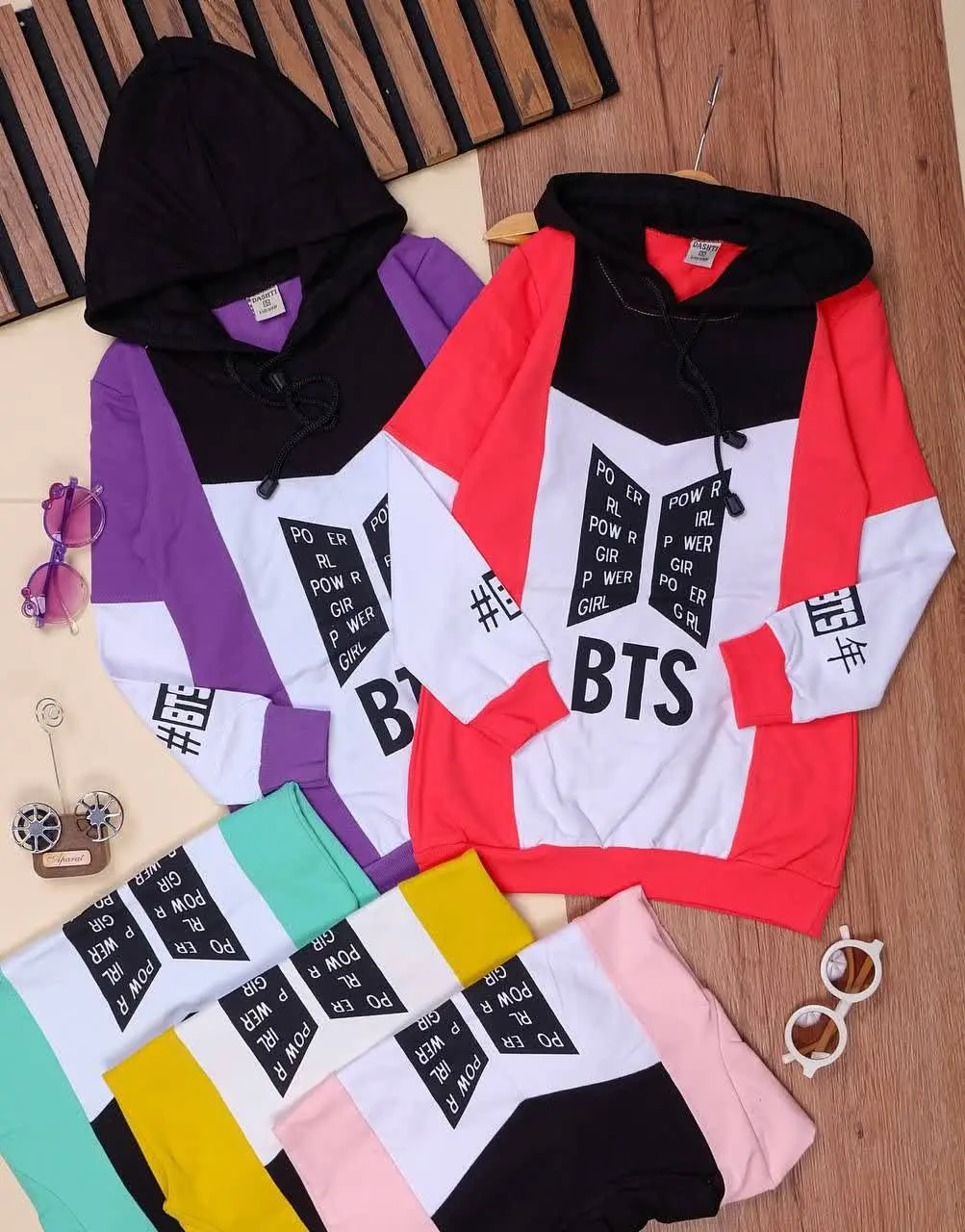 👕نام کالا: #هودی تک اسپرتBTS

