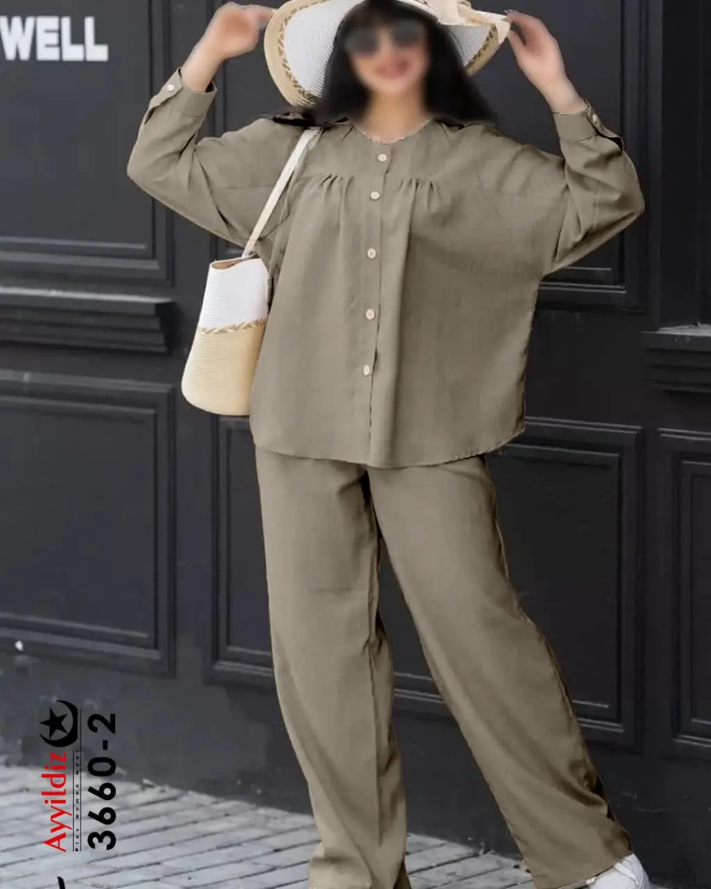 ✅ ست مانتو شلوار بیگ سایز