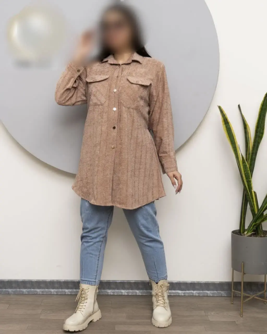 🌱 یه کار زیبا و گرم مناسب پاییز با دوجیب کاربردی و کمری جهت تنظیم سایز مخصوص شیک پسندا. 
