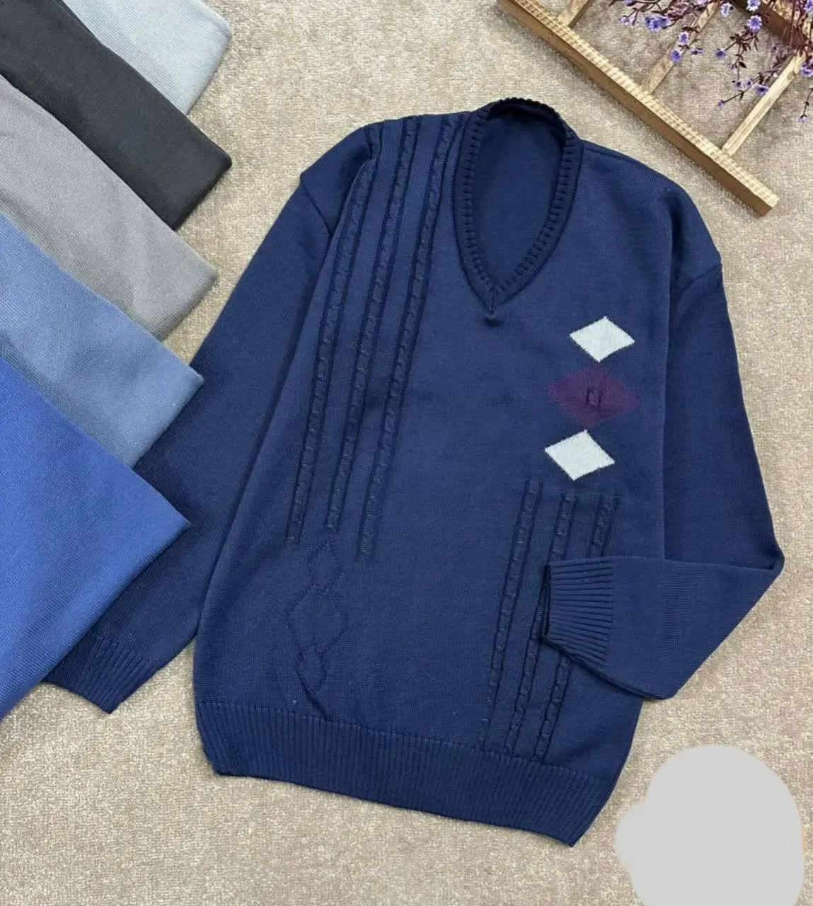 بافت مردانه یقه هفت