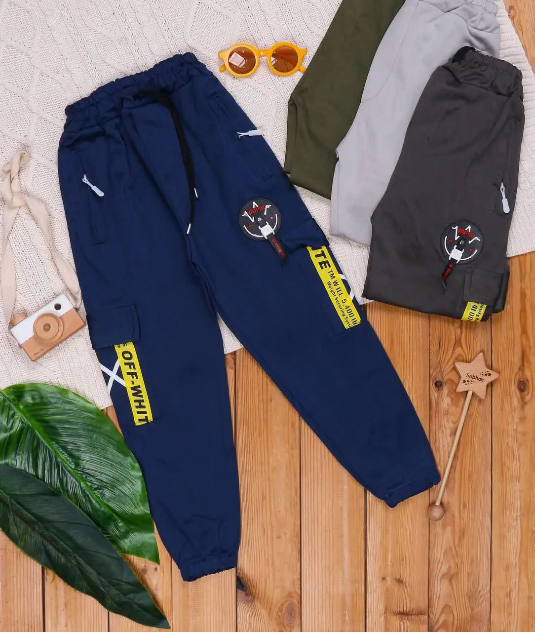 🎄 شلوار اسلش دمپاکش آف وایت...