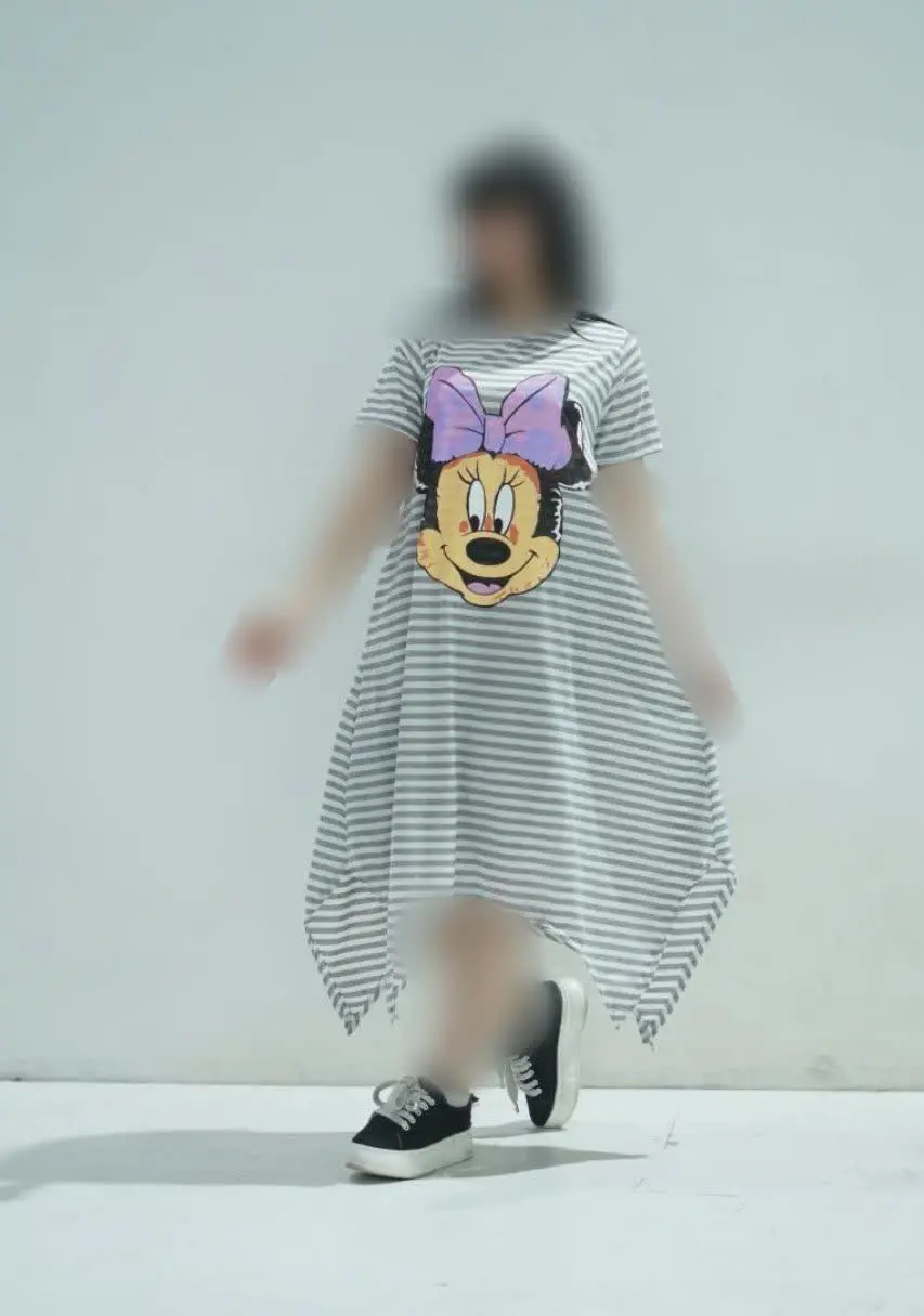 سارافون ملانژ راه راه و چاپ خرس
