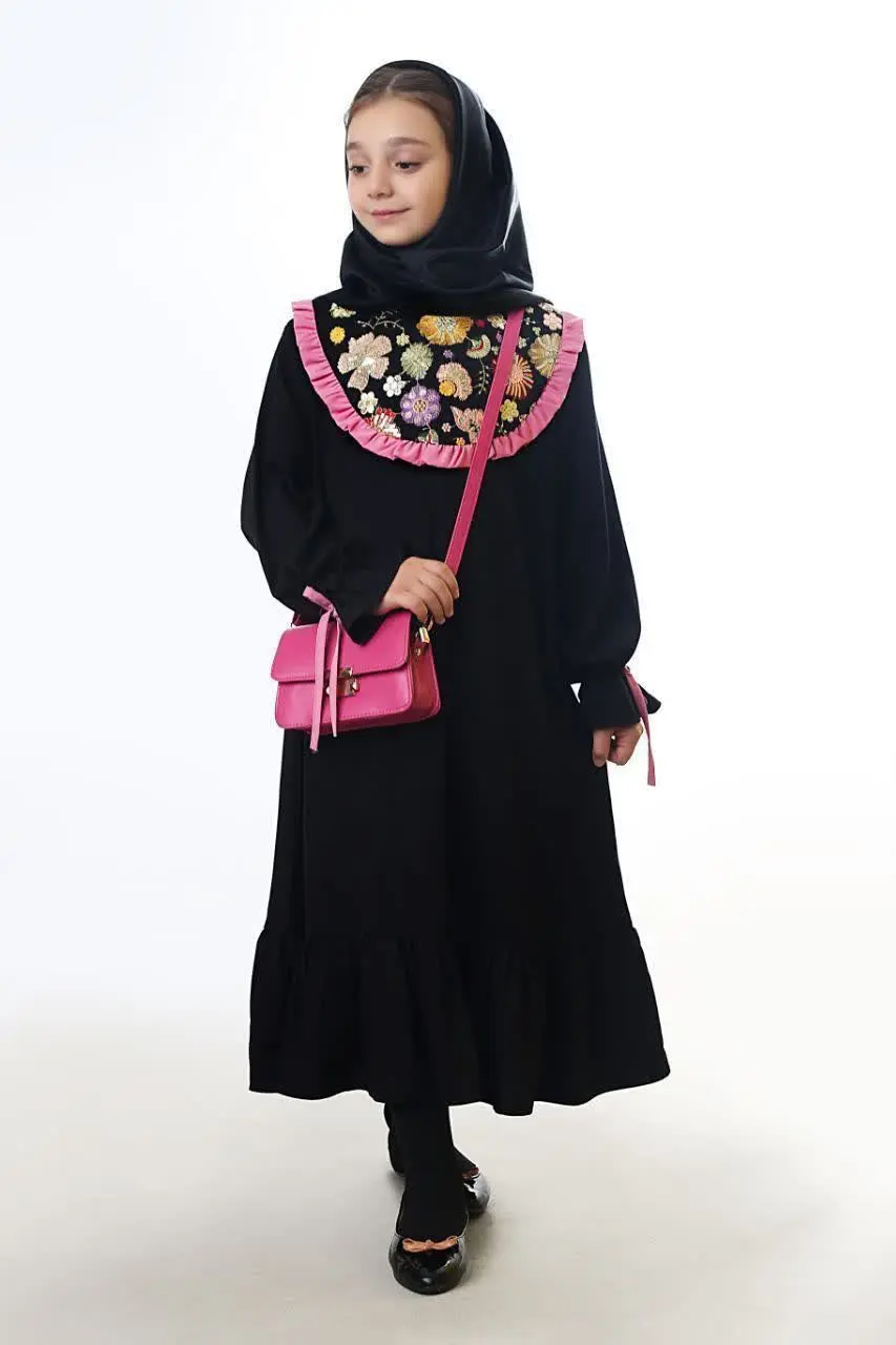 💞 پیراهن عبا یی دخترانه مدل راحیل 💞
