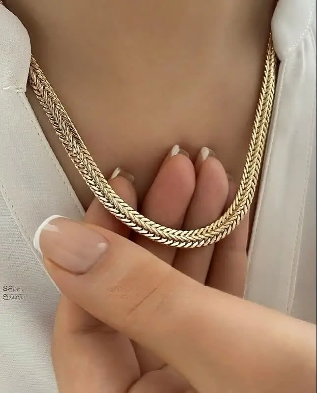 ❤️ *دوسایز از زنجیر پرطرفدار طرح‌طلا* 😍
