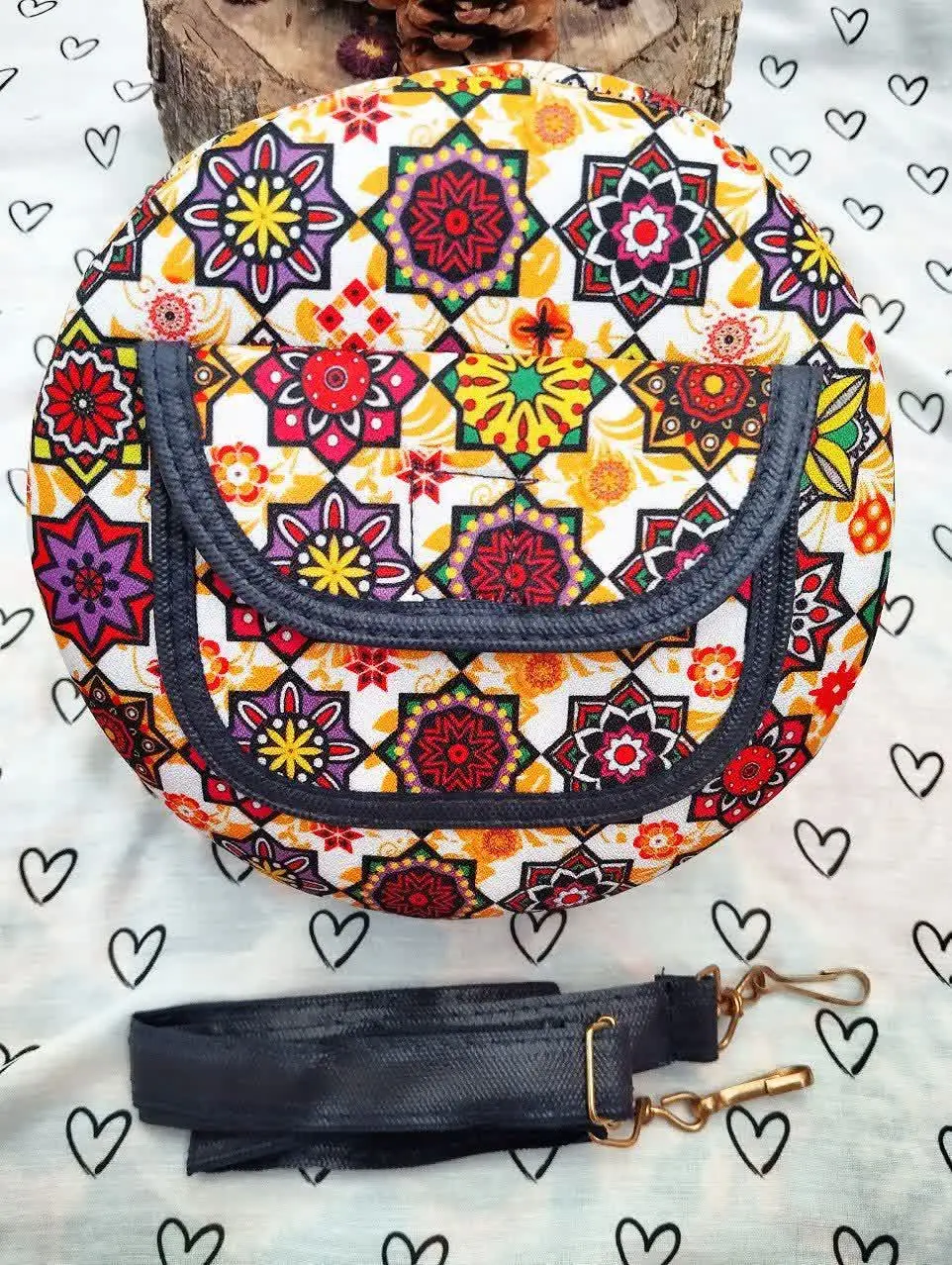 #کیف_گرد_سنتی بسیار زیبا👌😍
