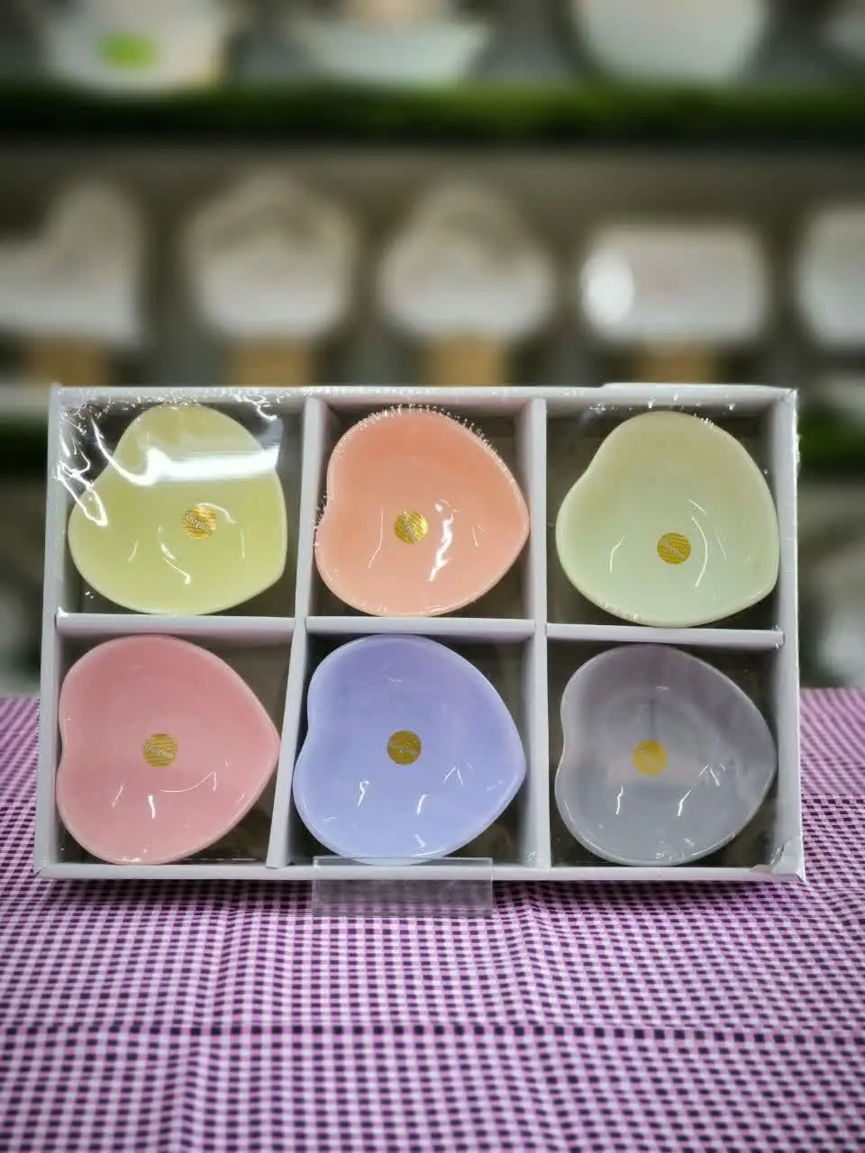 پیاله رنگی ۶ تایی
