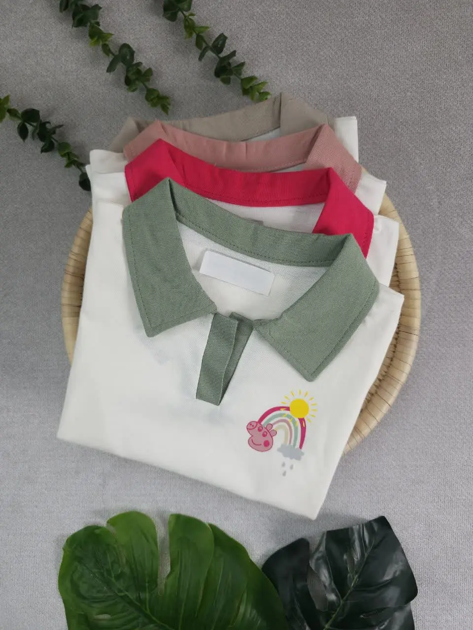 تیشرت دامن رنگین کمان
