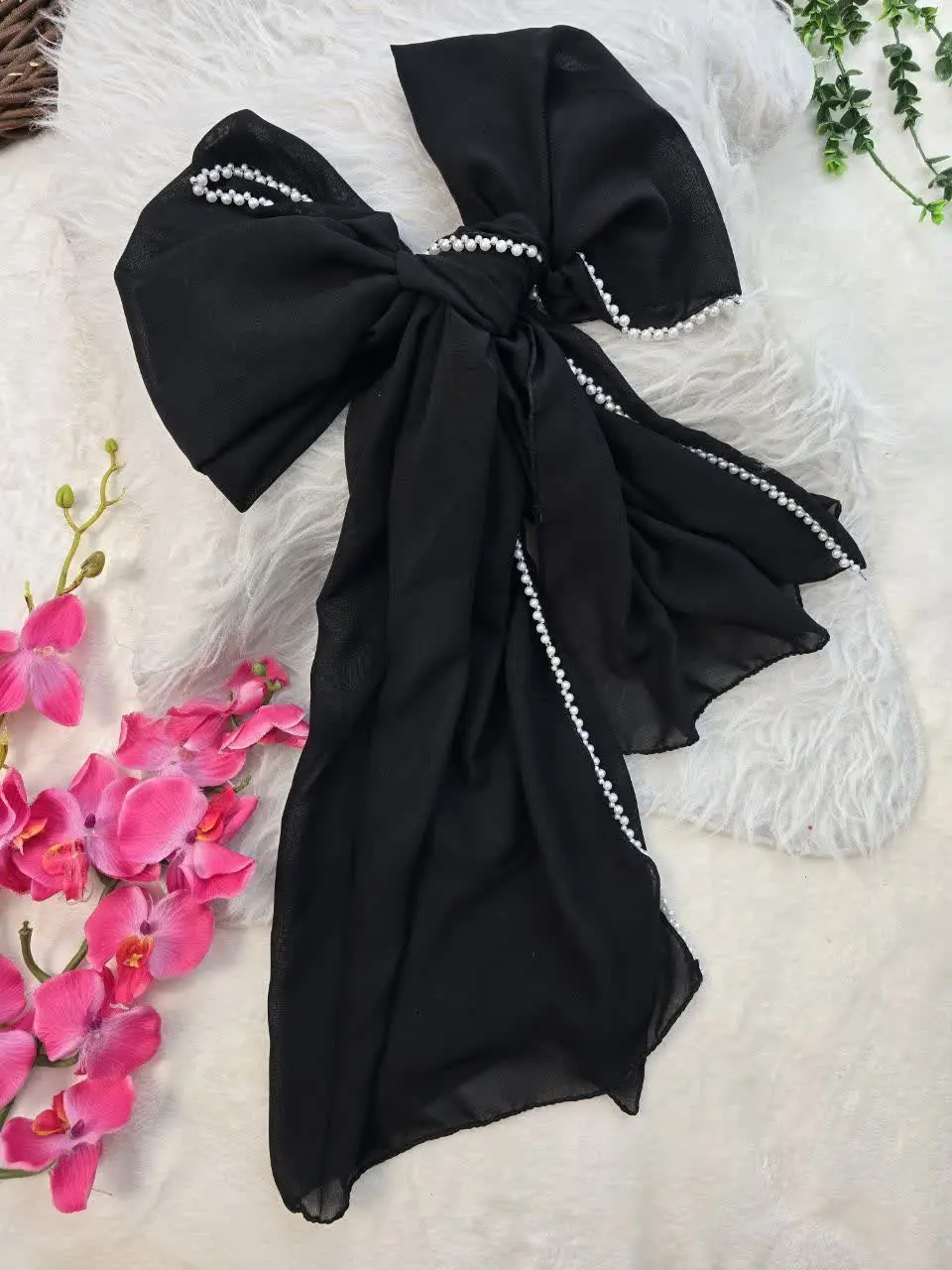 🌸 نام: شال نگین مروارید
